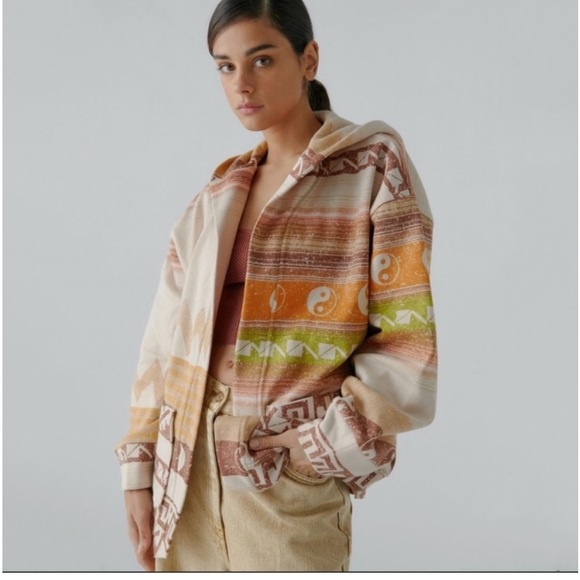 Urban Outfitters Jackets & Blazers - ☀️🧡💛🤎NWT URBAN OUTFITTERS DBG Open Front Jacket with pockets and hood